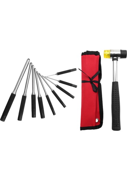 Saklama Keseli Rulo Pim Delme Seti, Kuyumcular Için Taşıma Çantalı 10 Adet Çelik Temizleme Aleti Seti, Saat Tamircileri Işi (Yurt Dışından)
