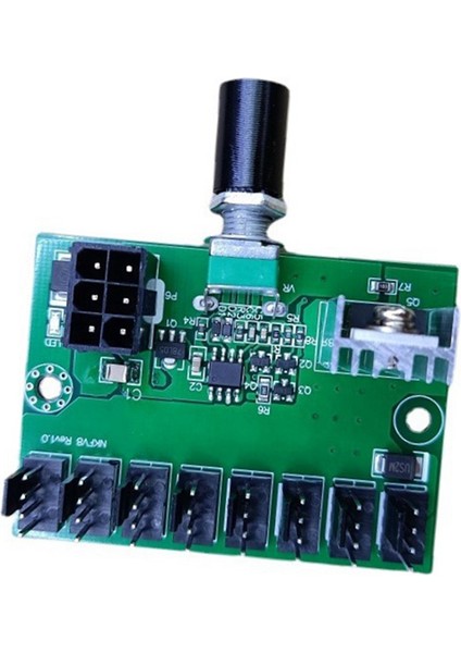 3x Bilgisayar Kasası 12 V Madenci Fan Hız Kontrol Cihazı 8 Kanallı Fan Hub Pwm Yüksek Güç Şiddetli Fan Denetleyicisi Düzenleyen (Yurt Dışından)