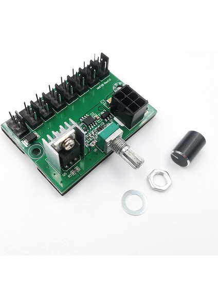 3x Bilgisayar Kasası 12 V Madenci Fan Hız Kontrol Cihazı 8 Kanallı Fan Hub Pwm Yüksek Güç Şiddetli Fan Denetleyicisi Düzenleyen (Yurt Dışından)