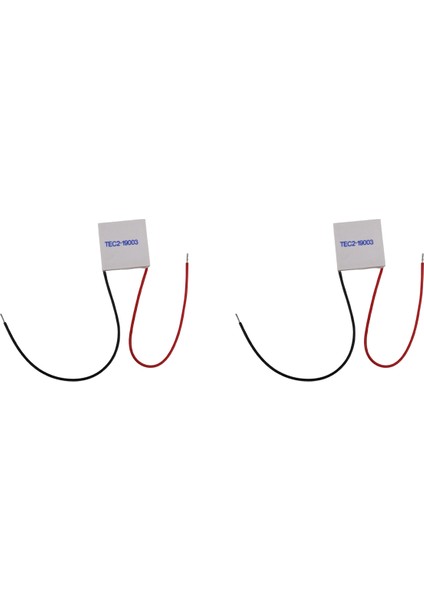2x TEC2-19003 Termoelektrik Soğutucu Peltier 30X30MM 19003 Çift Elemanlar Modülü Elektronik Soğutma Levhası (Yurt Dışından)