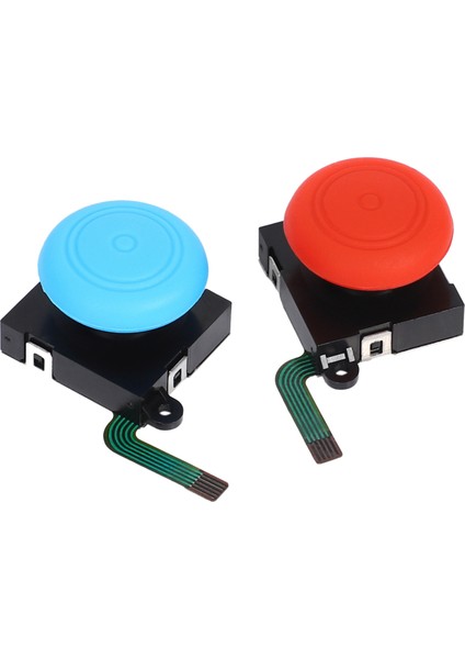 2'li Paket 3D Joycon Kumanda Kolu Değiştirme, Analog Başparmak Çubuğu Tamir Takımı, Kanat, Tornavida, Gözetleme Aletleri + 6 Ayar Çubuğu Kapağı + 1 Fırça Dahildir (Yurt Dışından)
