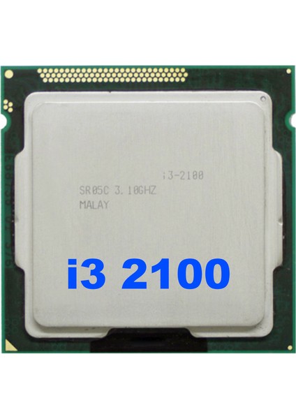 B75 USB Madencilik Anakart Için Core I3 2100 Cpu LGA1155 Işlemci 3mb Çift Çekirdekli Masaüstü Cpu Için (Yurt Dışından)