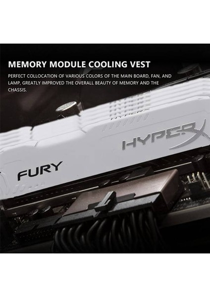 3x Ram Soğutucu Radyatör Ram Ddr3 Bellek Soğutucu Soğutma Isı Emici Masaüstü Bellek Çubukları Ddr2 Ddr3 Ddr4 Beyaz (Yurt Dışından) fırsatları
