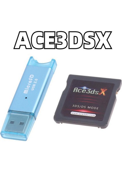 V11.17'DE Oyunlar ve Ntrboot Için ACE3DS Plus 3dsll Super Combo ACE3DS x Için Oyun (Yurt Dışından)