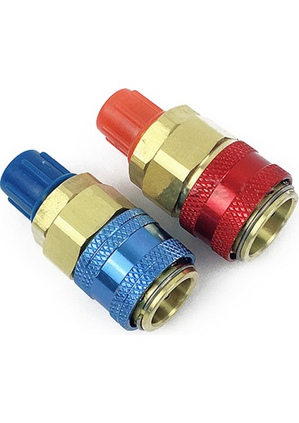 Hızlı Kaplinler QC12 R134A Kaplinler QC12 Otomotiv Klima ve Flor Kaplinler 1 Çift R134A Otomotiv Hızlı Bağlantı (Yurt Dışından)