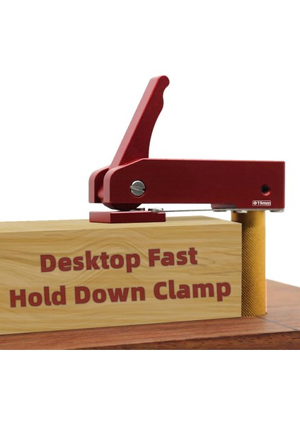 Ağaç Işleme Masaüstü Hızlı Etkili Tutun Kelepçe Alüminyum Masaüstü Klip Hızlı Sabit Klip 19 mm Delik Aracı (Yurt Dışından) fırsatları