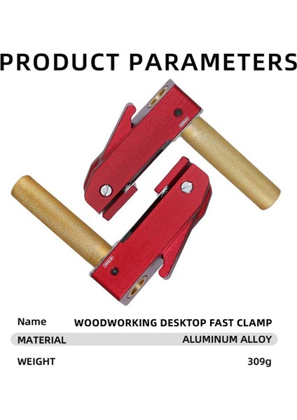 Ağaç Işleme Masaüstü Hızlı Etkili Tutun Kelepçe Alüminyum Masaüstü Klip Hızlı Sabit Klip 19 mm Delik Aracı (Yurt Dışından) indirimleri