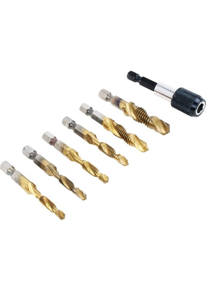 Titanyum Kombinasyonu Matkap Dokunun Ucu Seti 13 Adet Sae ve Metrik Kılavuz Uçları Kiti Vida Dişi Delme Dokunarak Çapak Alma (Yurt Dışından) fiyatları