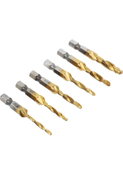 Titanyum Kombinasyonu Matkap Dokunun Ucu Seti 13 Adet Sae ve Metrik Kılavuz Uçları Kiti Vida Dişi Delme Dokunarak Çapak Alma (Yurt Dışından) indirimleri