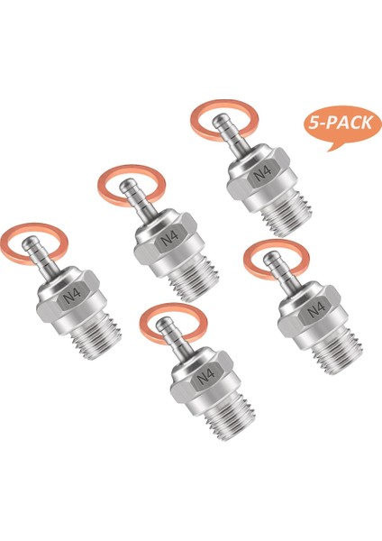5 Adet Sıcak Akkor Buji N4 Spark Nitro Motor Parçaları Redcat 1/8 1/10 Rc Araba Kamyon Için Işletim Sistemini Değiştirin (Yurt Dışından) modelleri