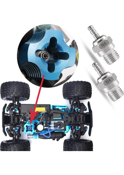 5 Adet Sıcak Akkor Buji N4 Spark Nitro Motor Parçaları Redcat 1/8 1/10 Rc Araba Kamyon Için Işletim Sistemini Değiştirin (Yurt Dışından) fırsatları