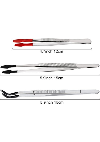 3 Adet Cımbız Hassas Set Kaplamalı Uzun Cımbız, Zanaat Laboratuvarı Sanayi Hobi Cımbız Pense Takı Araçları (Yurt Dışından) indirimleri