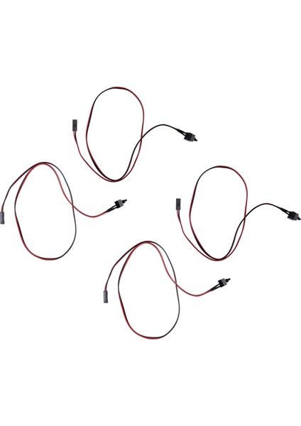 4 Paket 2 Pin Sw Pc Güç Kablosu Açma/kapama Düğmesi Atx Bilgisayar Anahtarı Kablosu 45 cm (Yurt Dışından)