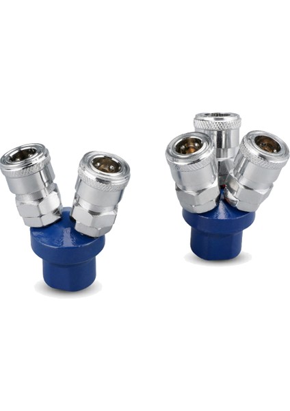 Hızlı Bağlantı Hava Kompresörü Manifoldu 2 Yollu 3 Yollu Hızlı Bağlantı Çoklu Hortum Bağlantı Elemanı Yuvarlak Üç (Yurt Dışından) indirimleri