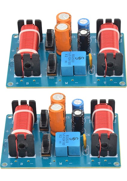 2 Adet 150 W 3 Yollu Ses Hoparlör Crossover Tiz Orta Kademe Bas Kitaplık Araba Hoparlörleri Filtre Frekans Crossover Bölücü (Yurt Dışından)