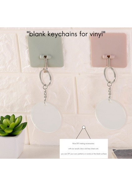 150 Adet 2 Inç Akrilik Şeffaf Diskler ve Anahtar Zincirleri Seti, Dıy Projeleri Için Şeffaf Boş Akrilik Diskler Yuvarlak Anahtarlık (Yurt Dışından) modelleri