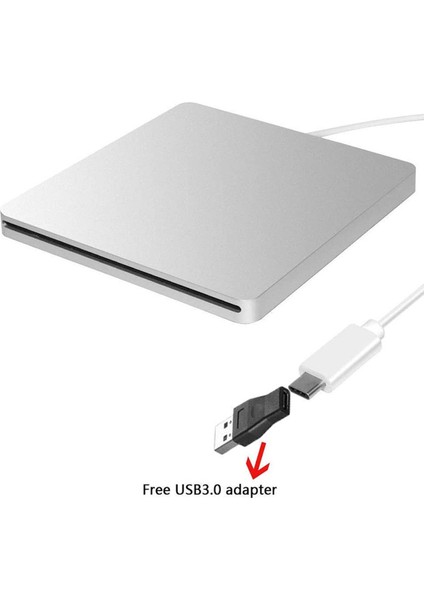 2x Harici DVD Yazıcı Sürücüsü Tip-C Optik Disk Sürücüsü Ince Yuvalı Cd/dvd +/- Rw Yazıcı USB C /pencere Için (Yurt Dışından) fiyatları