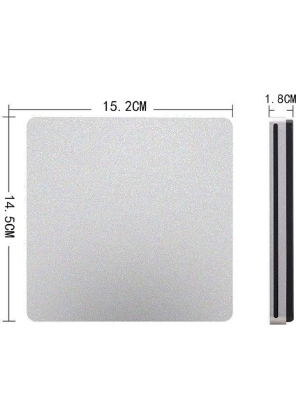 2x Harici DVD Yazıcı Sürücüsü Tip-C Optik Disk Sürücüsü Ince Yuvalı Cd/dvd +/- Rw Yazıcı USB C /pencere Için (Yurt Dışından) modelleri