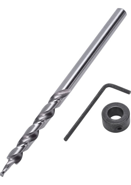 Adet 1/4 Inç Altıgen Cep Delik Matkap Ucu + 3/8 (9.5mm) Yedek Büküm Adım Matkap Ucu Derinlik Durdurma Yaka Manuel Cep Delik Jig Sistemi Matkap Kılavuzu Matkap Araçları Kiti (Yurt Dışından)