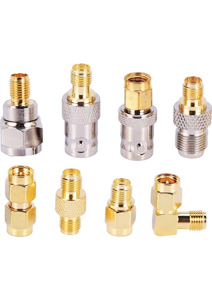 Sma - Sma Bnc Nf Uhf Tipi Konnektör Kitleri Rf Adaptörü 20 Tipi, Sma Dişi - F Erkek, Sma Dişi - F Dişi (Yurt Dışından) fırsatları