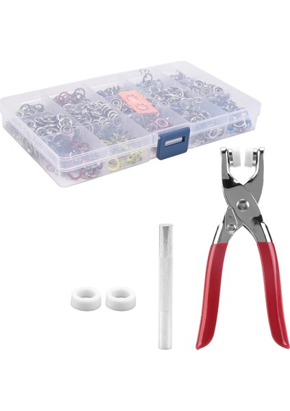 200 Takım Snap Düğmeleri Tulum Snaps Craft Pense Aracı Toka Metal Halka Düğme Snaps Dikiş El Sanatları 9.5mm, 10 Renk (Yurt Dışından) modelleri