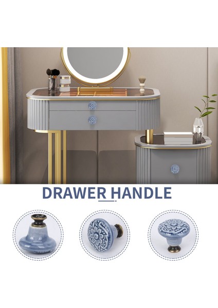 10 Adet Seramik Dolap Kolları Vintage Çekmece Kolları Mutfak Dolabı Çekmecesi Kitaplık Mobilya Kapı (Vidalarla) (Yurt Dışından) fırsatları