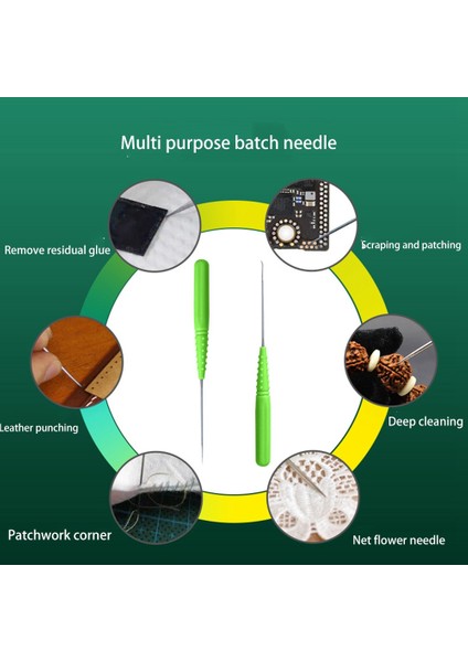 3ın1 Lehimleme Pabuçları + Iğne Kaynak Tamir Araçları Lehim Parçası Rework Pad Kaynak Noktası Telefonlar Için Ic Pad Dokunmatik Bga Pcb (Yurt Dışından)