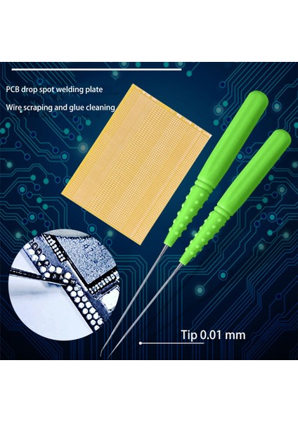 3ın1 Lehimleme Pabuçları + Iğne Kaynak Tamir Araçları Lehim Parçası Rework Pad Kaynak Noktası Telefonlar Için Ic Pad Dokunmatik Bga Pcb (Yurt Dışından)