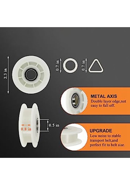 4392067 Kurutucu 27 Inç Kurutucu Tamir Takımı Bakım Kiti, WPW10314173 Tambur ve 661570V ve 279640 Avarayı Içerir (Yurt Dışından) fırsatları