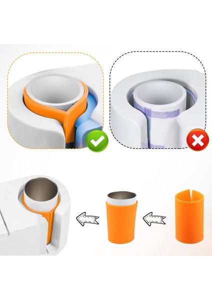 3 Adet Süblimasyon Bardak Sarar, 3 Kalınlıkta Silikon Kupa Bardak Sarar Kupa Presi ile Uyumlu Renkli (Yurt Dışından) modelleri