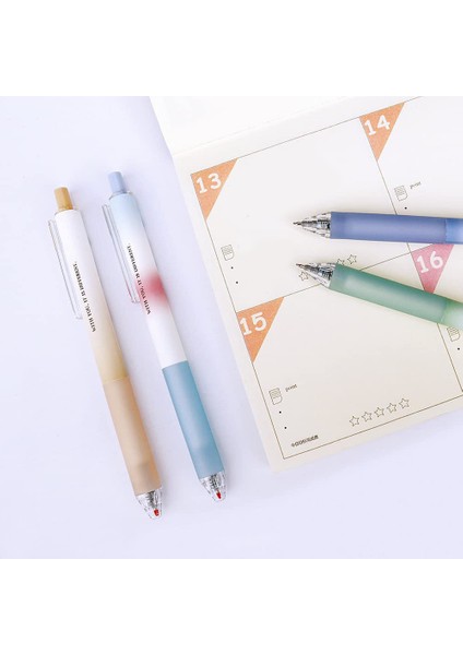 6 Adet Geri Çekilebilir Jel Kalemler, 0.5mm Ince Nokta, Siyah Mürekkep Jel Kalemler (Yurt Dışından) fiyatları