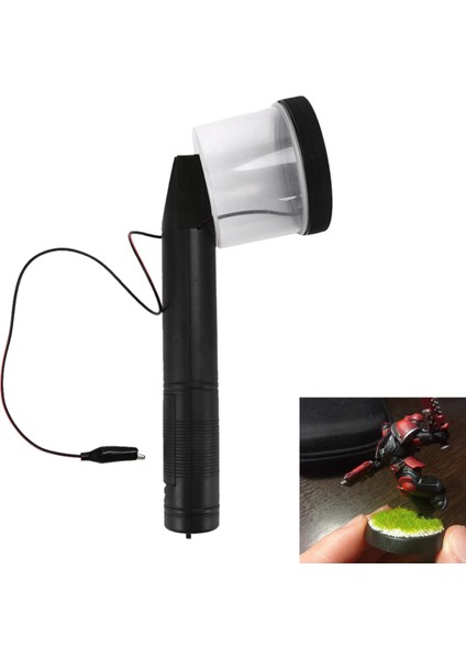 Mini Taşınabilir Elektrostatik Flok Aplikatör / Statik Çim / Statik Flok Ana Aplikatör Pille Çalışan (Yurt Dışından)