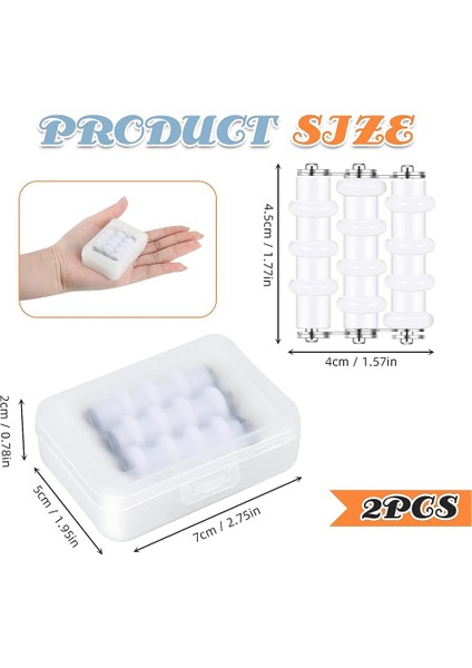 Naylon Tel Düzleştirici 3 Silindir, Takı Yapımı Için 2 Adet Tel Düzleştirici, Tel Lideri Alüminyum Tel El Sanatları (Yurt Dışından) fırsatları