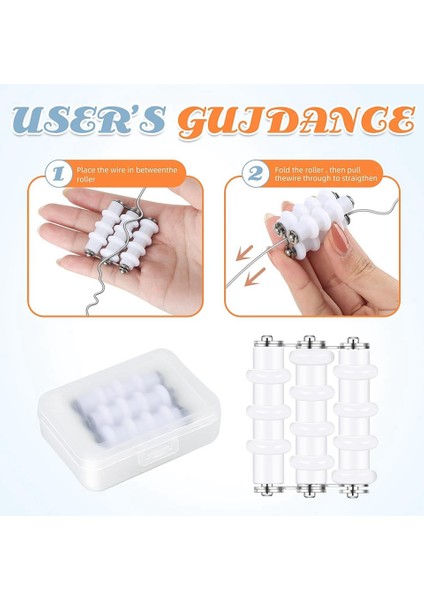 Naylon Tel Düzleştirici 3 Silindir, Takı Yapımı Için 2 Adet Tel Düzleştirici, Tel Lideri Alüminyum Tel El Sanatları (Yurt Dışından) indirimleri
