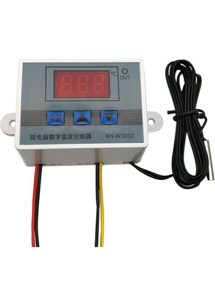 2 Adet W3002 Dijital Sıcaklık Kontrol Cihazı Mikrobilgisayar Termostat Termoregülatör Isı Soğuk Sıcaklık Kontrol Anahtarı (Yurt Dışından)