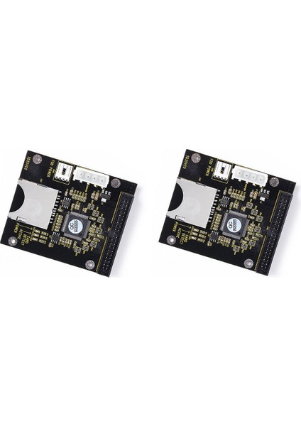2x Sd - 3,5 Inç Ide 40 Pin Dönüştürücü Kart Ide Sd Kart Adaptörü SSD Gömülü Depolama Adaptör Kartı Ide Genişletme Kartı (Yurt Dışından)