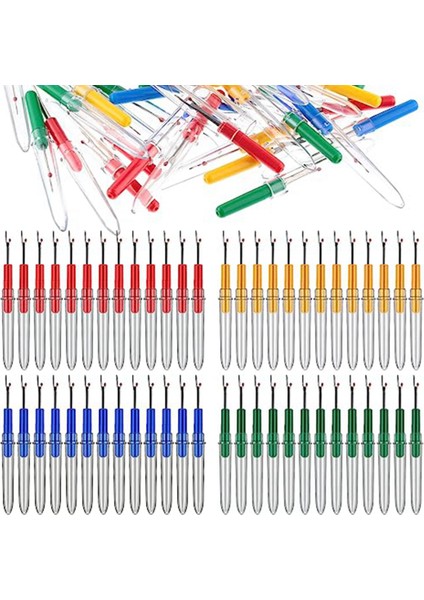 120 Adet Renkli Dikiş Ripper Toplu Dikiş Rippers Dikiş Aracı Nakış Sökücü Kullanışlı Ripper, 4 Renk (Yurt Dışından)