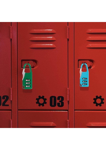 Adet Mini Bagaj Asma Kilitler 3 Haneli Şifreli Kilit Yurt Spor Salonu Dolapları Soyunma Çekmece Çile Seyahat Bavul (Yurt Dışından) fırsatları