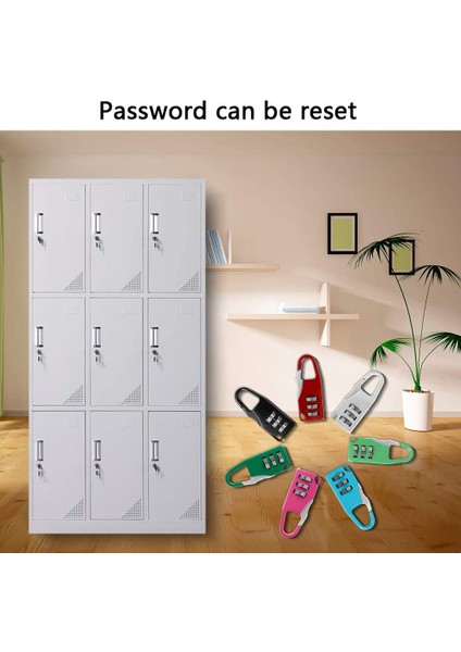 Adet Mini Bagaj Asma Kilitler 3 Haneli Şifreli Kilit Yurt Spor Salonu Dolapları Soyunma Çekmece Çile Seyahat Bavul (Yurt Dışından) indirimleri