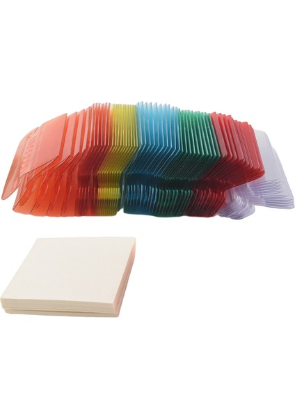 60 Adet 2 Inç Asılı Klasör Sekmeleri ve Asılı Dosyaların Hızlı Tanımlanması Için 120 Izgara Ekleri Asılı Dosya Ekleri (Yurt Dışından)