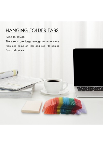 60 Adet 2 Inç Asılı Klasör Sekmeleri ve Asılı Dosyaların Hızlı Tanımlanması Için 120 Izgara Ekleri Asılı Dosya Ekleri (Yurt Dışından) fırsatları