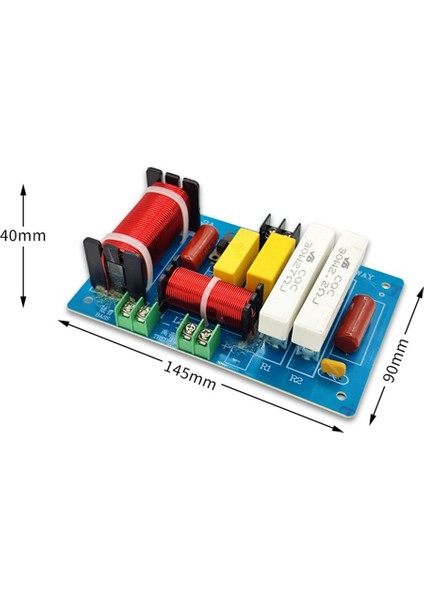 2 Adet PA-2A 2 Yollu Hoparlör Crossover Tiz + 450 W Saf Bas Subwoofer Frekans Bölücü Filtreler Dıy Ev Için (Yurt Dışından)