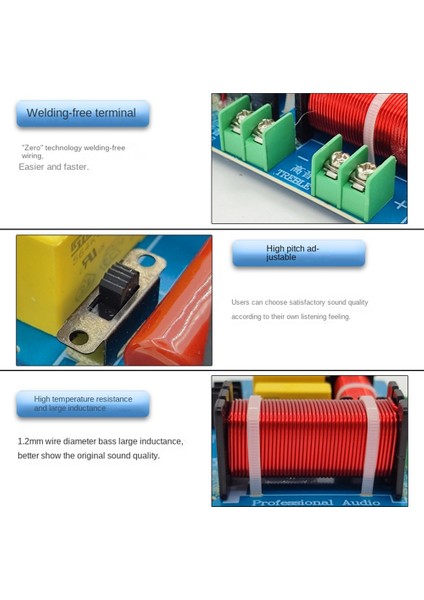 2 Adet PA-2A 2 Yollu Hoparlör Crossover Tiz + 450 W Saf Bas Subwoofer Frekans Bölücü Filtreler Dıy Ev Için (Yurt Dışından)