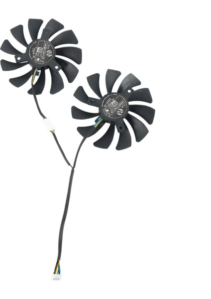3 Çift Grafik Kartı Fanı 85MM HA9010H12F-Z 4pin Soğutucu Fan Gtx 1060 Oc 6g Gtx 960 P106-100 P106 GTX1060 GTX960 (Yurt Dışından) modelleri