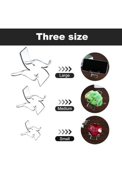 36 Pcs 3 Boyutları Kaya Ekran Standı, Şeffaf Ekran Şövale Kristal Geodes Kaya Mineral Için Kaide Standları (Yurt Dışından) fırsatları