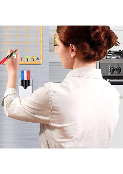 Buzdolabı Için Akrilik Manyetik Kuru Silme Tahtası Takvimi, Buzdolabı Için 2pack 15.7X11.8 Inç Temizle Takvim Planlayıcısı Kurulu (Yurt Dışından) indirimleri