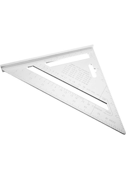 200 mm Üç Köşeli Cetvel Iletki Alüminyum 90 Derece Açı Cetvel Iletki Gönye Çerçeveleme Ölçme Aracı Inşaatçılar Için (Yurt Dışından)