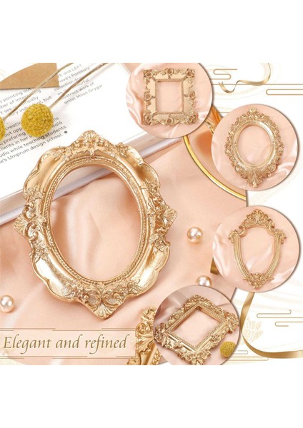 5 Adet Vintage Reçine Resim Çerçevesi Duvar Asılı Masa Üstü Takı Ekran Çerçevesi Tatil Partisi Otel Dekoru (Yurt Dışından) indirimleri