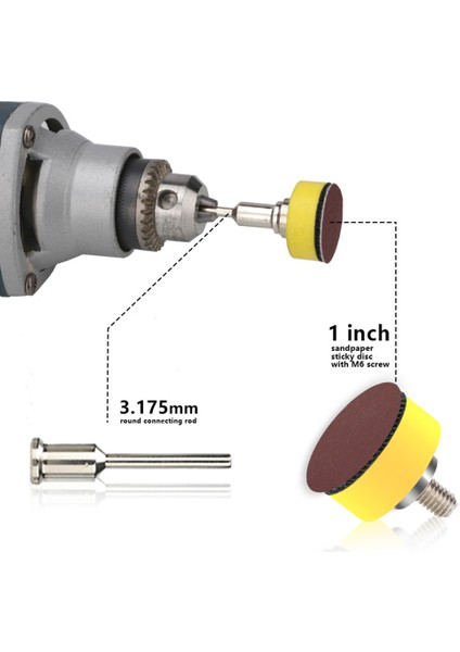 Zımpara Diski Kiti 102 Adet Parlatma Tekerleği Aşındırıcı Cila Pedi Plaka Zımpara Aracı Zımpara Kağıdı 2 Inç (Yurt Dışından) indirimleri