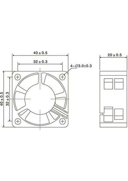 2x 3D Yazıcının Parçası 4020 Soğutma Fanı Dc 12 V Fırçasız Mini Soğutucu 40MM Soğutma Fanı 40X40X20MM Yüksek Kalite (Yurt Dışından)
